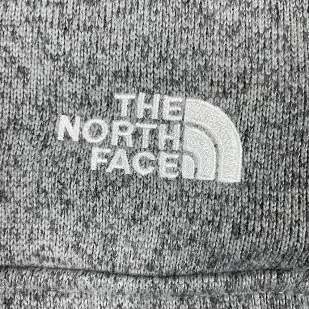 The North Face Gordon Lyons 1/4 Zip Pullover Mens Large Gray Heather Fleece